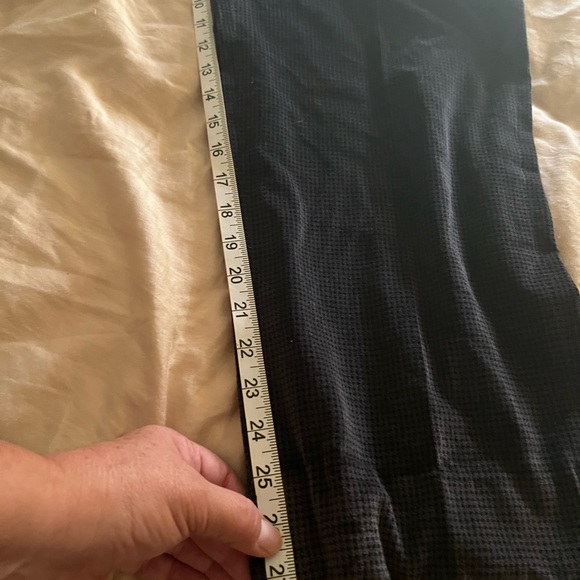 DiMitri slacks. Heavy, pleats, pockets. soft, no size tags. Small spot R thigh - Picture 4 of 11